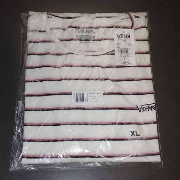 NWT Vans College Ruled Tee - Picture 4 of 7